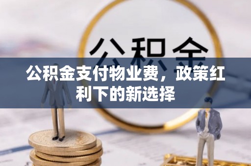 溆浦公积金支付物业费，政策红利下的新选择
