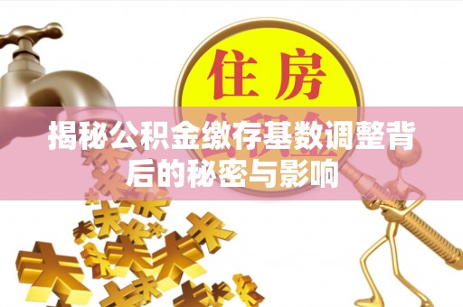 溆浦揭秘公积金缴存基数调整背后的秘密与影响