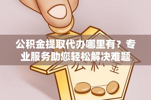 溆浦公积金提取代办哪里有？专业服务助您轻松解决难题